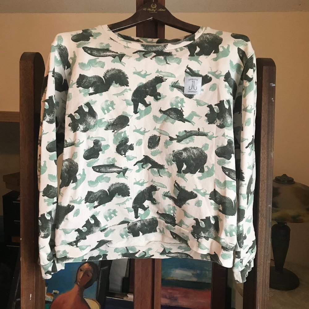 WeSC Animals Crewneck Sweater